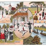 Spreewald "Von der Wiege bis zum Grabe" Mehrbildkarte ngl 190.558