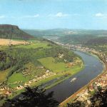 Königstein (Sachsen) Blick von der Festung gl1984 191.007