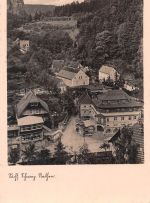 Rathen (Sächsische Schweiz) Teilansicht gl1933 191.067