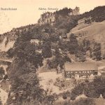 Rathen (Sächsische Schweiz) mit Basteifelsen gl1922 191.068