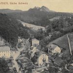 Rathen (Sächsische Schweiz) Panorama gl1915 191.070