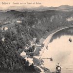 Rathen (Sächsische Schweiz) Aussicht von der Bastei ngl 191.088
