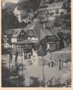 Rathen (Sächsische Schweiz) Gasthaus "Zum sonnigen Eck" gl1955 191.097