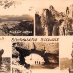Sächsische Schweiz Mehrbildkarte gl1962 191.102