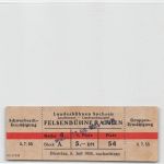 Rathen (Sächsische Schweiz) Eintrittskarte Felsenbühne ngl 191.103