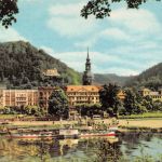 Bad Schandau a. Elbe Panorama gl1971 191.222