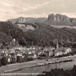 Bad Schandau mit Falkenstein gl1957 191.236