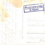 Rugiswalde Berggaststätte Ungerberg mit Posthilfstempel gl1964 191.478