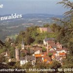 Lindenfels Panorama Rückseite mit Kalender Keine AK! ngl 191.925