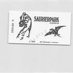 Großwelka Sauriergarten Eintrittskarte ngl 192.236