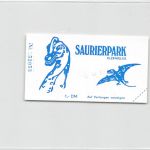 Großwelka Sauriergarten Eintrittskarte ngl 192.237