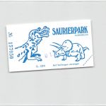 Großwelka Sauriergarten Eintrittskarte ngl 192.238