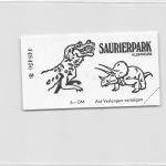 Großwelka Sauriergarten Eintrittskarte ngl 192.240