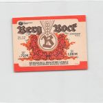 Löbau i.Sa. Bergquell-Brauerei Flaschenetikett keine AK ngl 192.660