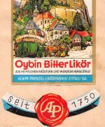 Oybin Flaschenetikett Bitter Likör keine AK ngl 192.898