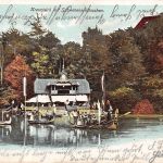 Freiberg (Sachsen) Kreuzteich mit Schwanenschlösschen gl1901 193.203