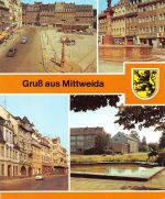 Mittweida in Sachsen Mehrbildkarte gl1989 193.353
