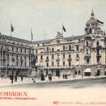 Wiesbaden Kaiser-Friedrichdenkmal Nassauer Hof ngl 193.498