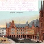Wiesbaden Marktplatz mit Töchterschule feldpgl1915 193.570
