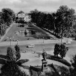 Wiesbaden Blick auf die Kuranlagen gl1959 193.629