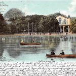 Wiesbaden Kurhaus Rückfront mit Weiher gl1903 193.639