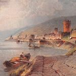 Rüdesheim a. Rhein Panorama Künstlerkarte ngl 193.767