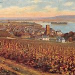 Rüdesheim a. Rhein Panorama Künstlerkarte sign. H. Hoffmann ngl 193.769