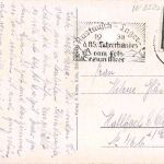 Rüdesheim a. Rhein Nationaldenkmal, Postwerbestempel "Austausch-Lager gl1938 193.784