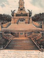 Rüdesheim a. Rhein Nationaldenkmal Reliefkarte gl1904 193.868