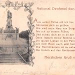 Rüdesheim a. Rhein Nationaldenkmal mit Spruch gl1906 193.871