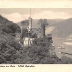 Schloß Rheinstein a.Rhein Panorama gl1950 193.927