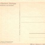 Erbach im Rheingau Klosterkirche und Abtsbau Künstlerkarte sign. ngl 193.971