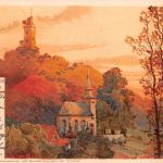 Falkenstein im Taunus Burg Künstlerkarte gl1902 194.110