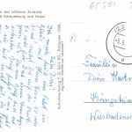 Schloss Schaumburg mit Posthilfstempel gl 194.195