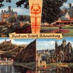Schloss Schaumburg Mehrbildkarte gl1964 194.197