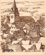 Idstein im Taunus Künstlerkarte sign. gl1950 194.226