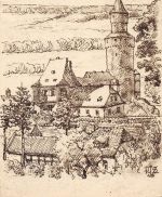 Idstein im Taunus Künstlerkarte sign. gl1952 194.228