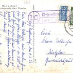 Kleinrechtenbach Waisenhaus Zoar Posthilfstempel gl1962 194.374