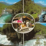 Romsdalen, Slettafossen i Rauma, Mehrbildkarte ngl E6370