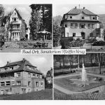 Bad Orb Mehrbildkarte Sanatorium Pfeiffer Krug ngl 195.030