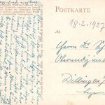 Oberwesel am Rhein Panorama Künstlerkarte gl1927 195.487
