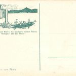 Bacharach am Rhein Panorama mit rückseitigen Zudruck ngl 195.537