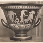 Kelchkrater mit Darstellungen aus der Palästra ngl E6618