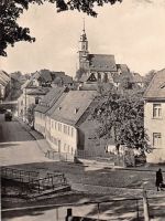 Oederan Ernst-Thälmann-Straße mit Kirche bahnpgl1958 196.105
