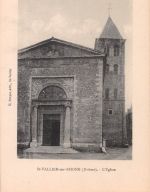 Frankreich St.-Vallier-sur-Rhone (Drome) L`Eglise ngl 196.393