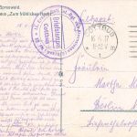 Militär-Briefstempel I.WK "II. Ersatz-Batl…" gl1917 196.452