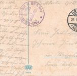 Militär-Briefstempel I.WK "II. Ersatz-Batl…" gl1916 196.463