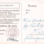 Deutschtum im Ausland Eger im Egerland Mitgliedskarte ngl 196.543