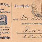 Reklame Besuchsanzeige S. Roeder Original Bremer Börsenfeder gl1924 196.557