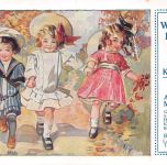 Reklame Arnold Müller Kinder-Bekleidung, Berlin ngl 196.564